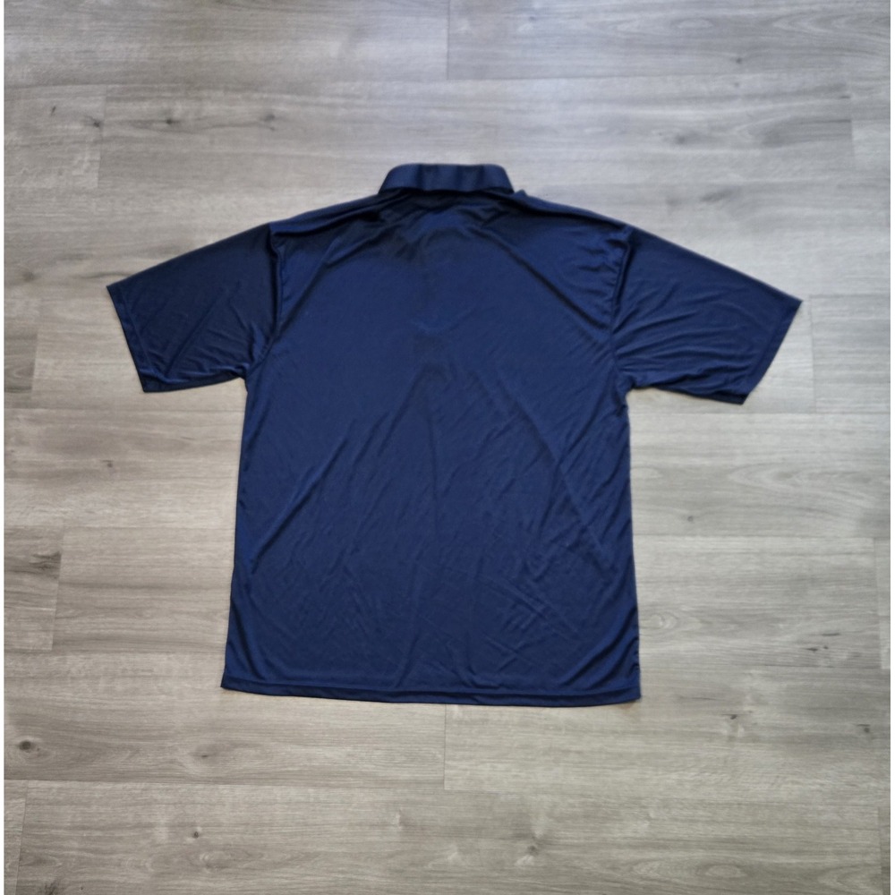 Collars and Co Dress Collar Polo Men's 3XL Blue Short Sleeve Shirt Performance - Picture 3 of 12